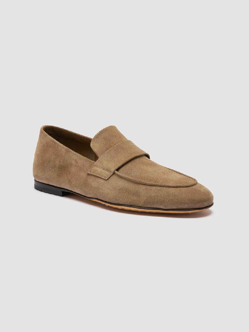 Officine Creative AIRTO 001 Mocassini in Pelle Scamosciata Marrone I Più Venduti