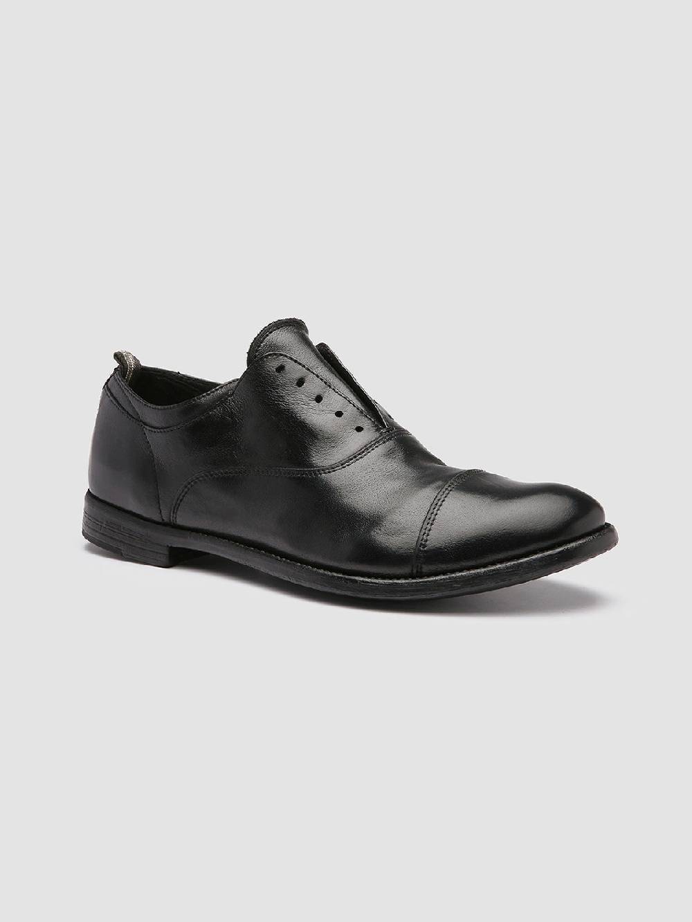 Officine Creative ARC 501 Oxford in Pelle Nera Negozio