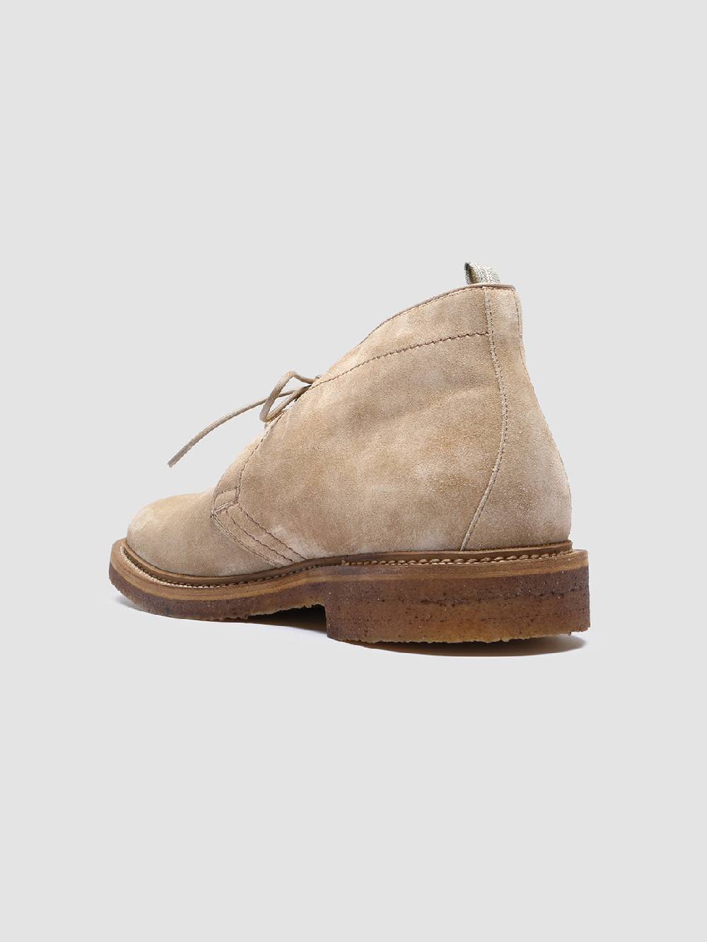 Officine Creative HOPKINS CREPE 114 Stivali Chukka in Pelle Scamosciata Tortora Spedizione gratuita