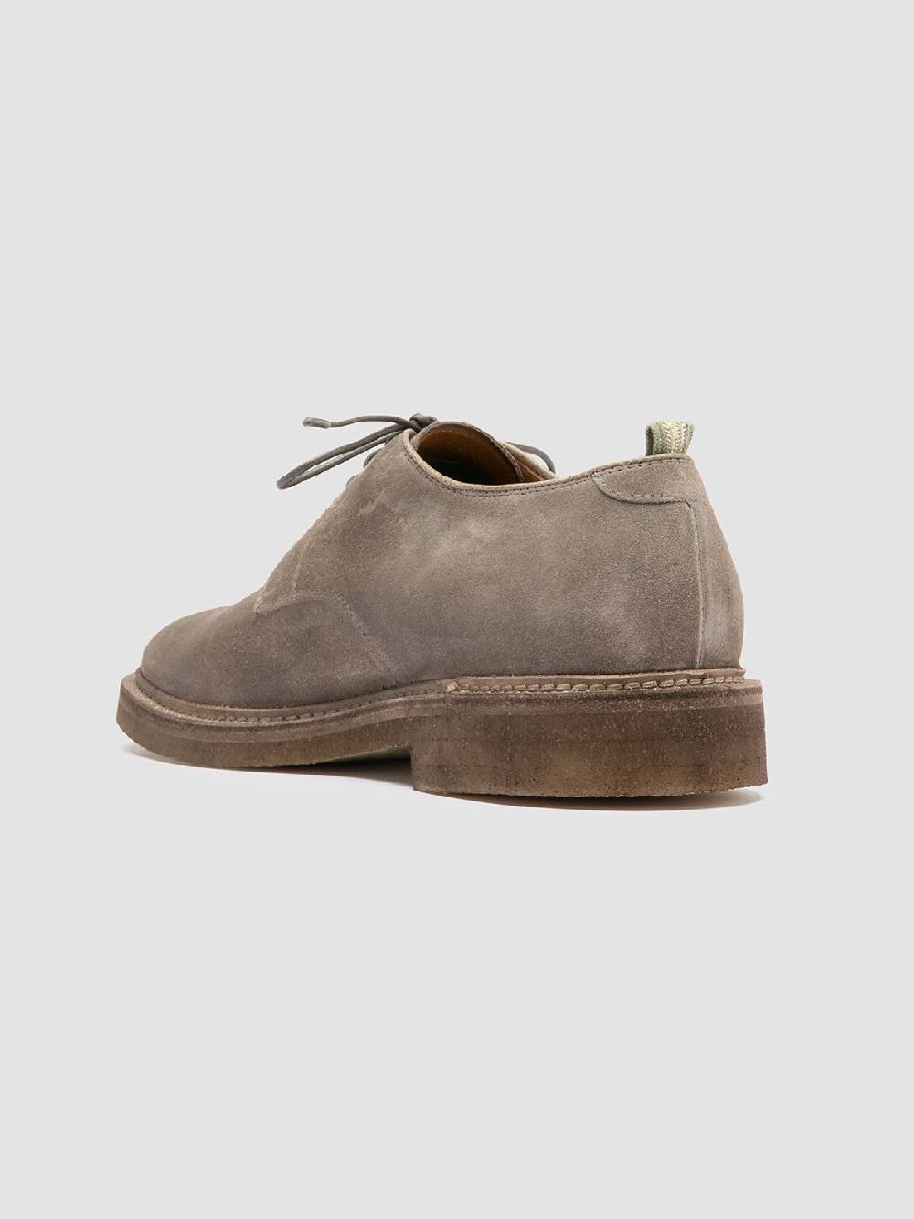 Officine Creative HOPKINS CREPE 115 Scarpe Derby in Pelle Scamosciata Tortora Sconto di tempo limitato