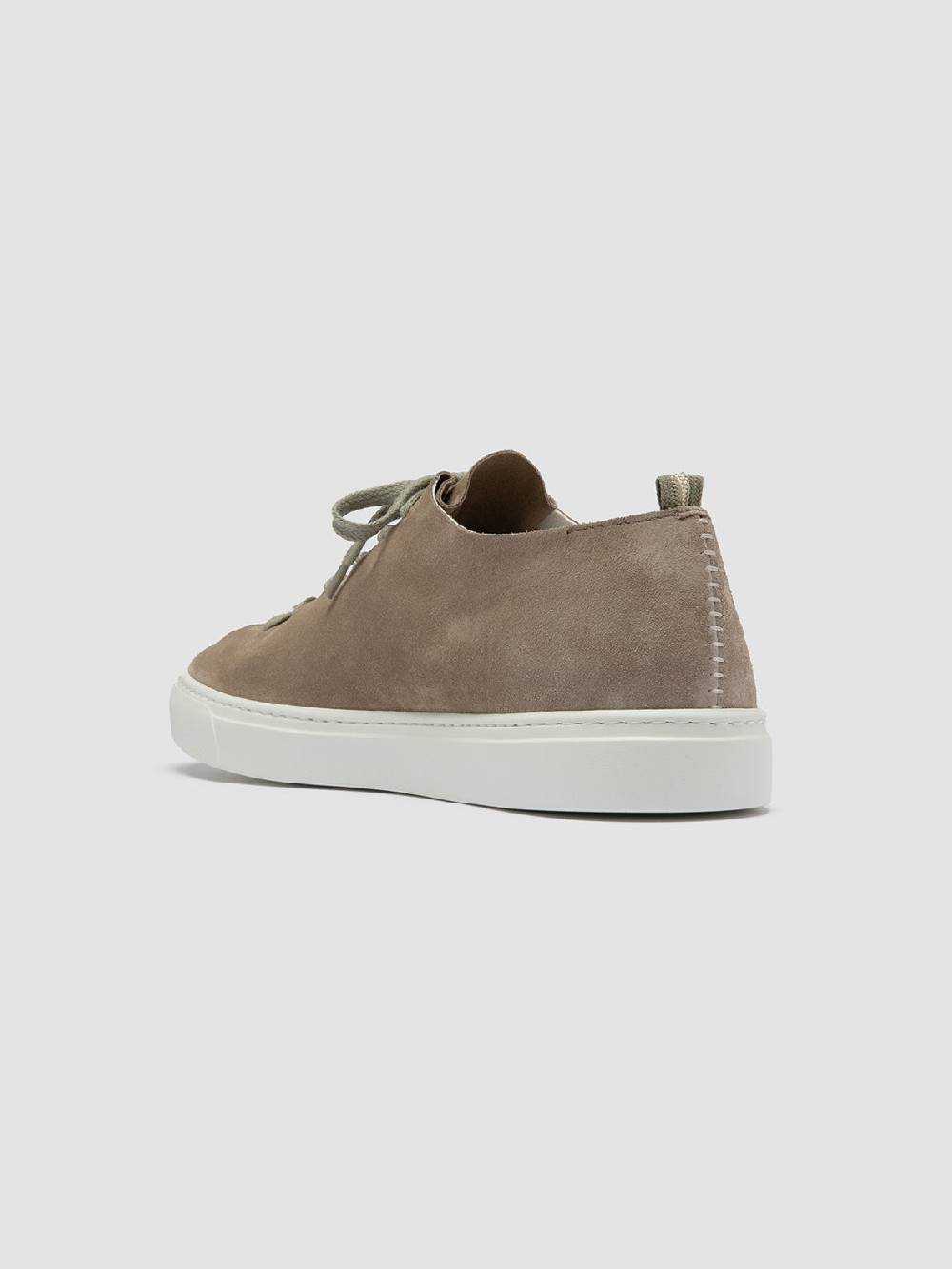 Officine Creative LEGGERA 001 Sneakers Basse in Pelle Scamosciata Tortora Fornitura limitata