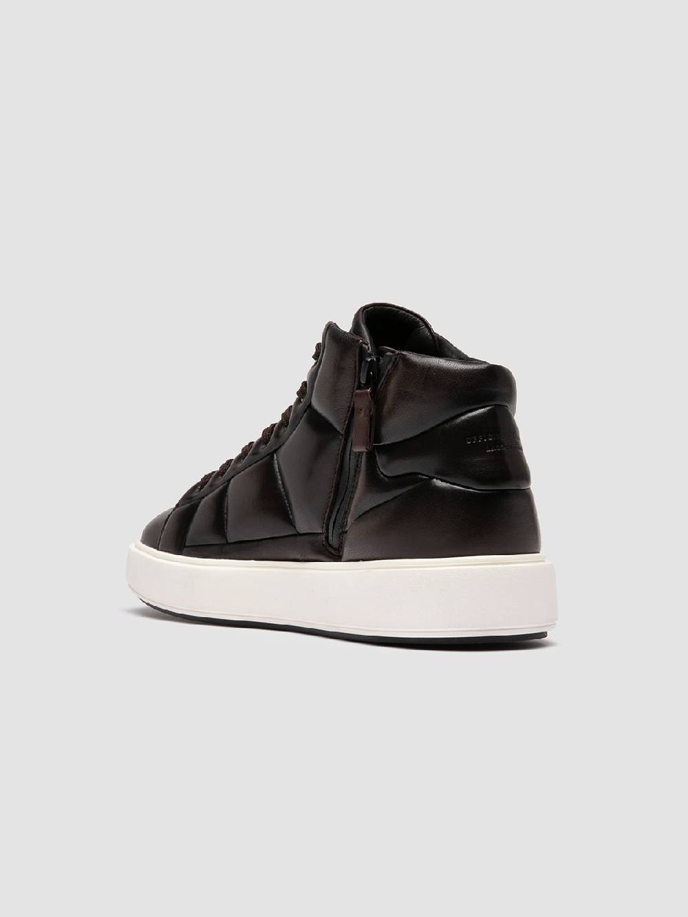 Officine Creative LEISURE 002 Sneaker Alte in Pelle Marrone Black Friday