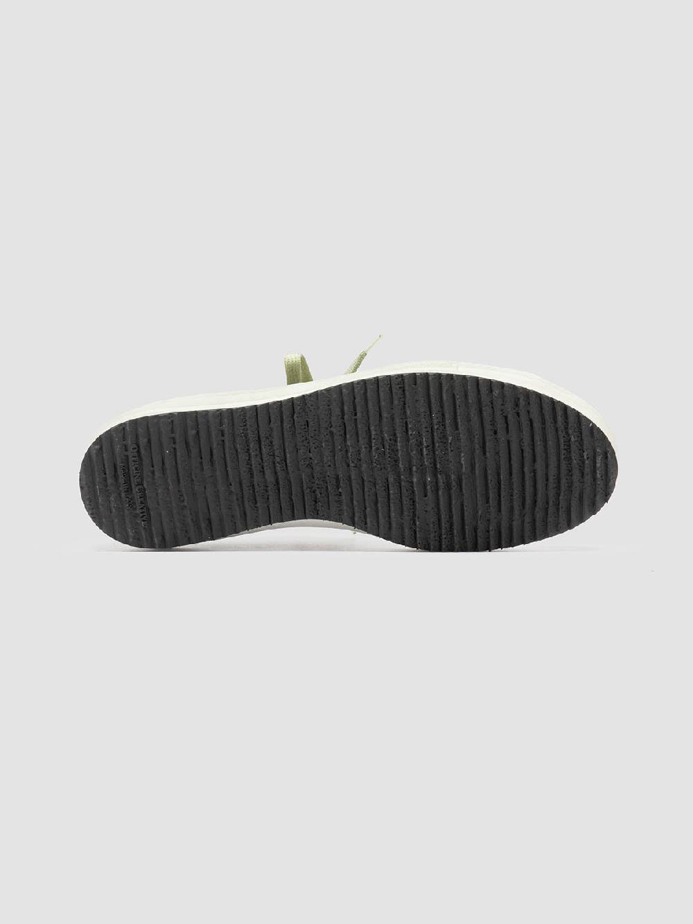 Officine Creative MES 009 Sneakers Basse in Pelle e Suede Verde Cyber Monday
