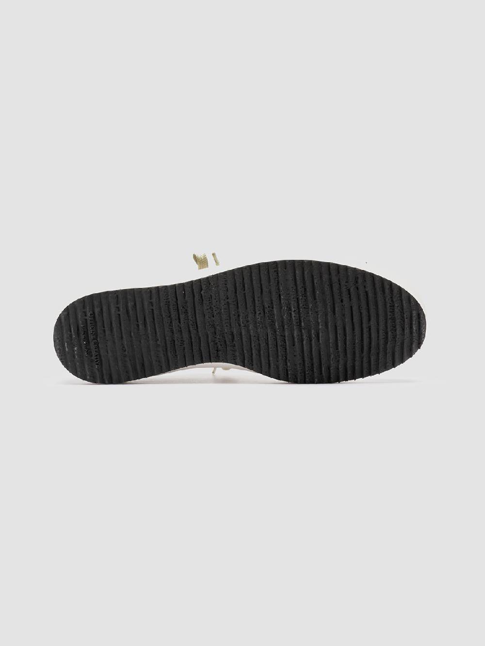 Officine Creative MES 009 Sneakers Basse in Pelle e Suede Bianca Offerta Giorno del Papà