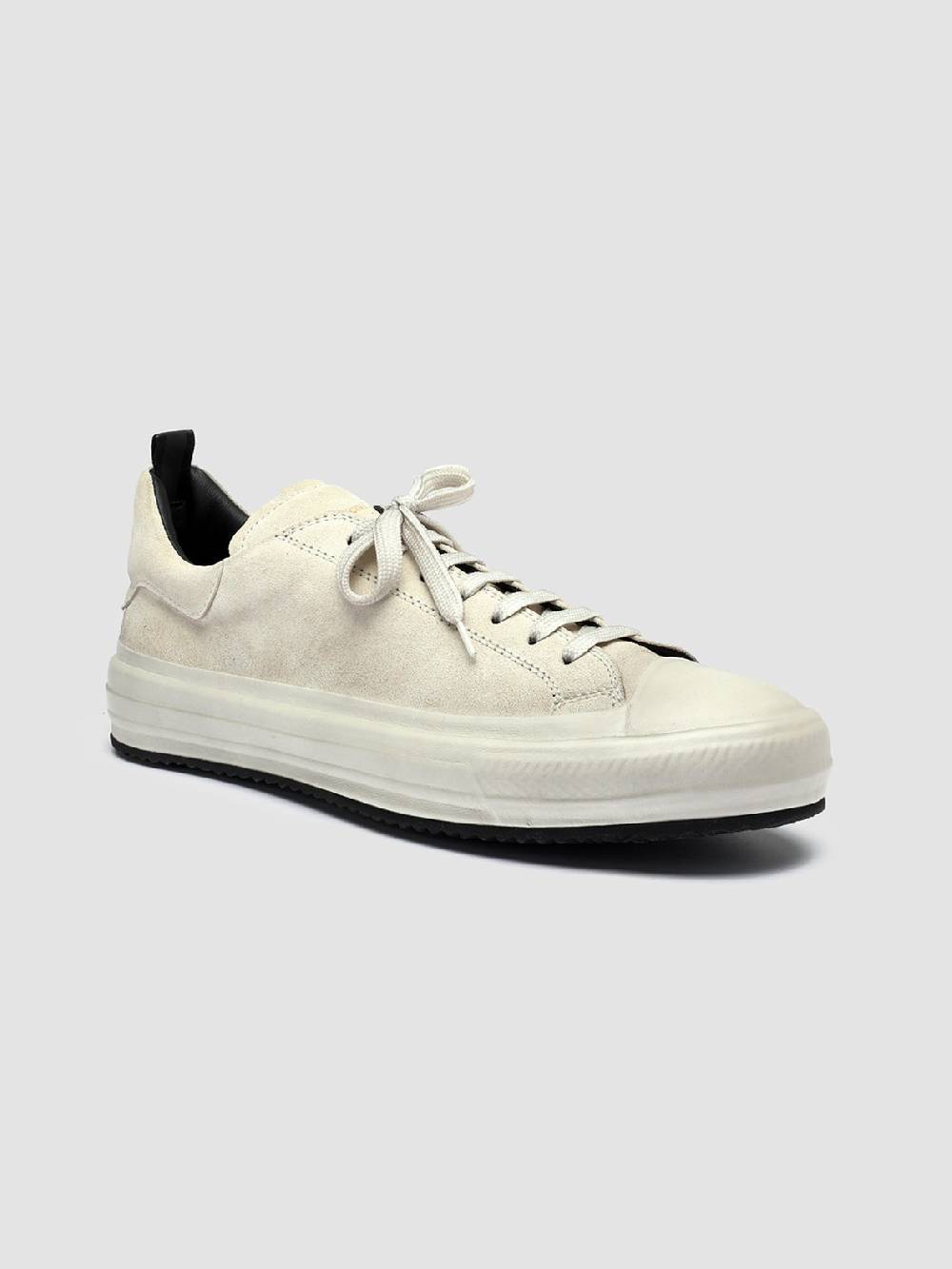 Officine Creative MES 009 Sneakers in Pelle Scamosciata Grigia Offerta San Valentino