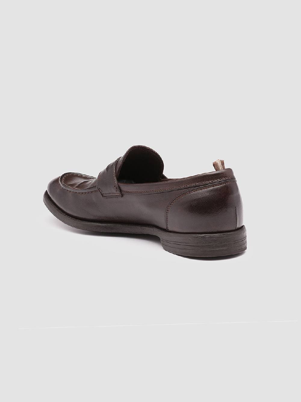 Officine Creative ARC 509 Mocassini Penny Loafer in Pelle Marrone Vendita calda