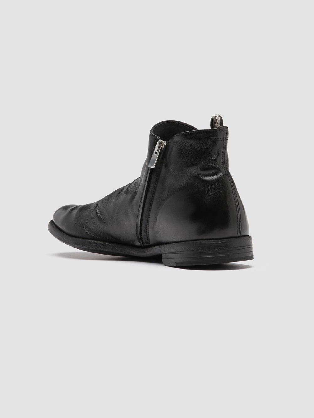 Officine Creative ARC 514 Stivaletti in Pelle Nera Offerta temporanea