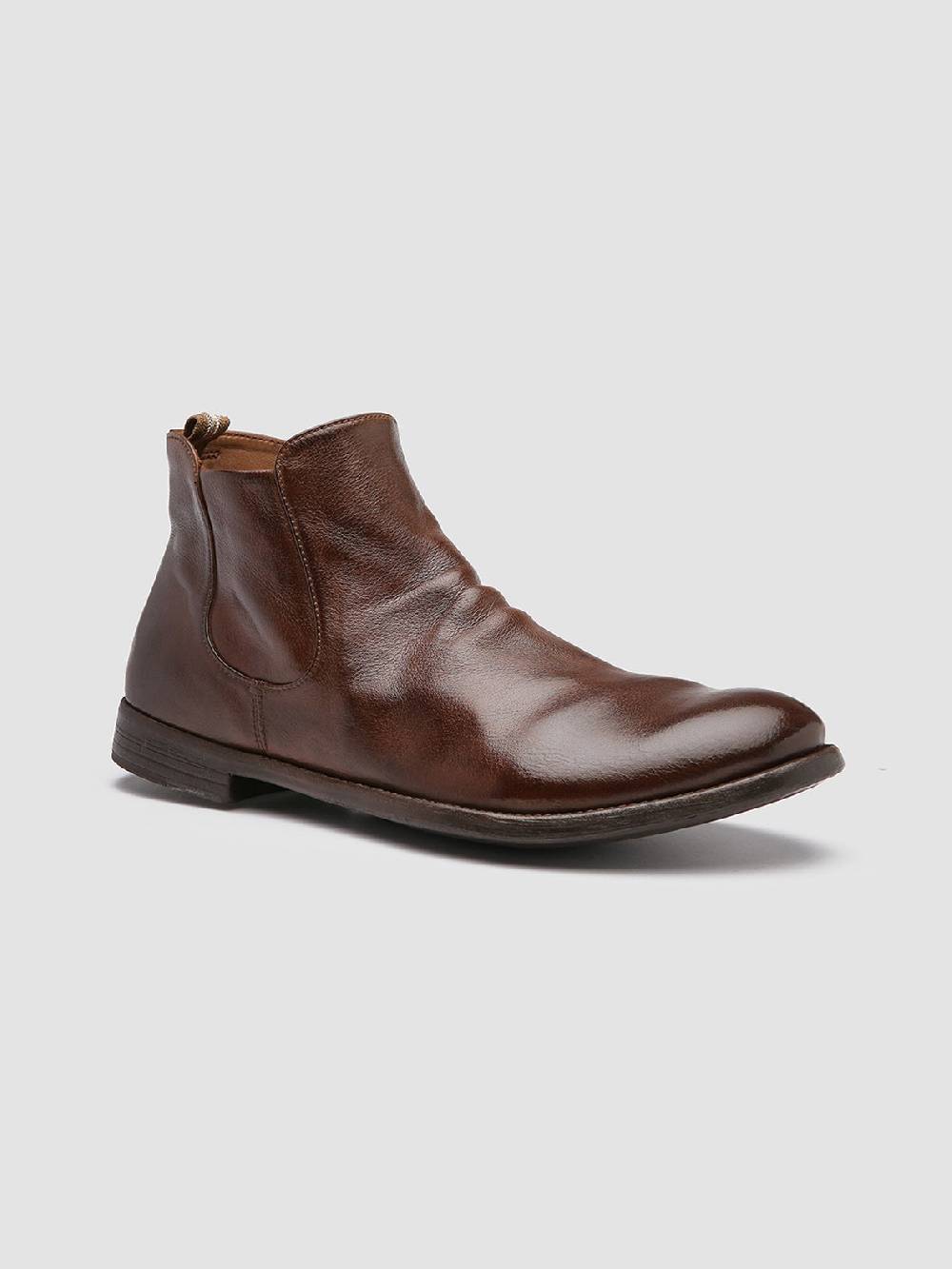 Officine Creative ARC 514 Stivaletti in Pelle Marrone Offerte esclusive