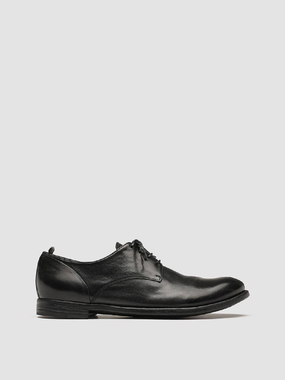 Officine Creative ARC 515 Derby in Pelle Nera Grandi sconti