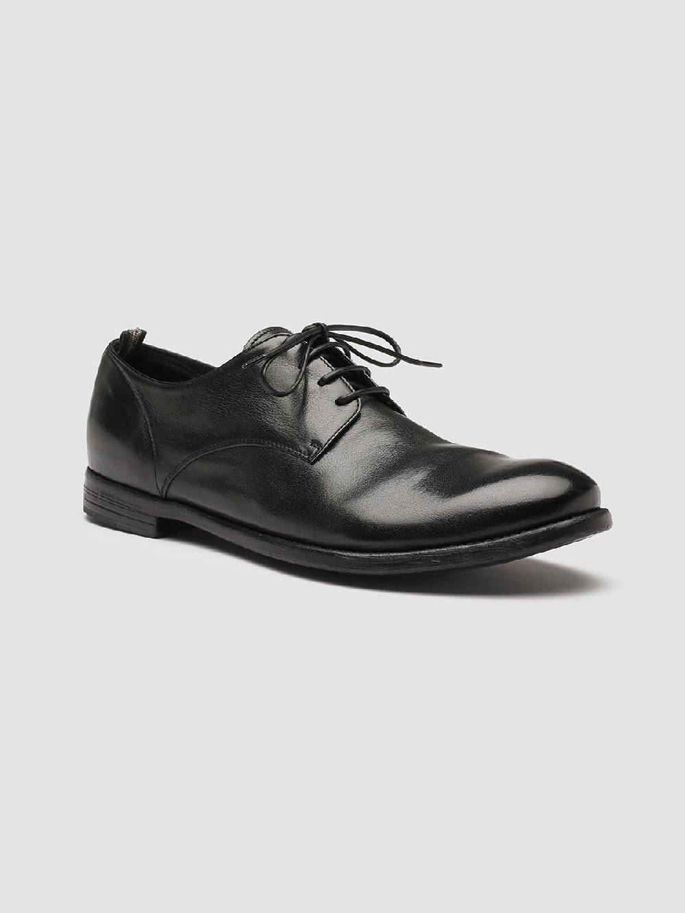 Officine Creative ARC 515 Derby in Pelle Nera Grandi sconti