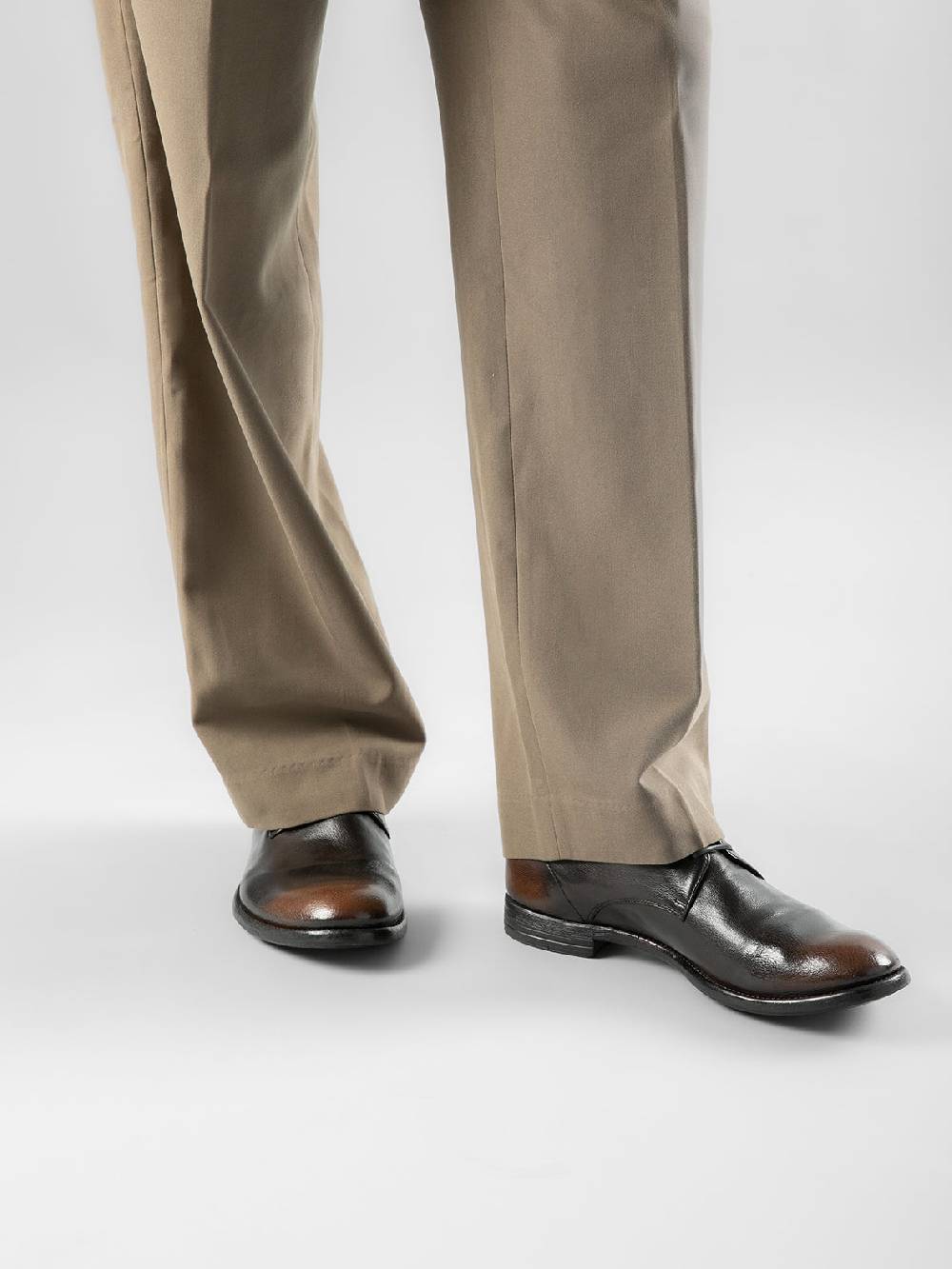 Officine Creative ARC 515 Derby in Pelle Marrone Offerte stagionali
