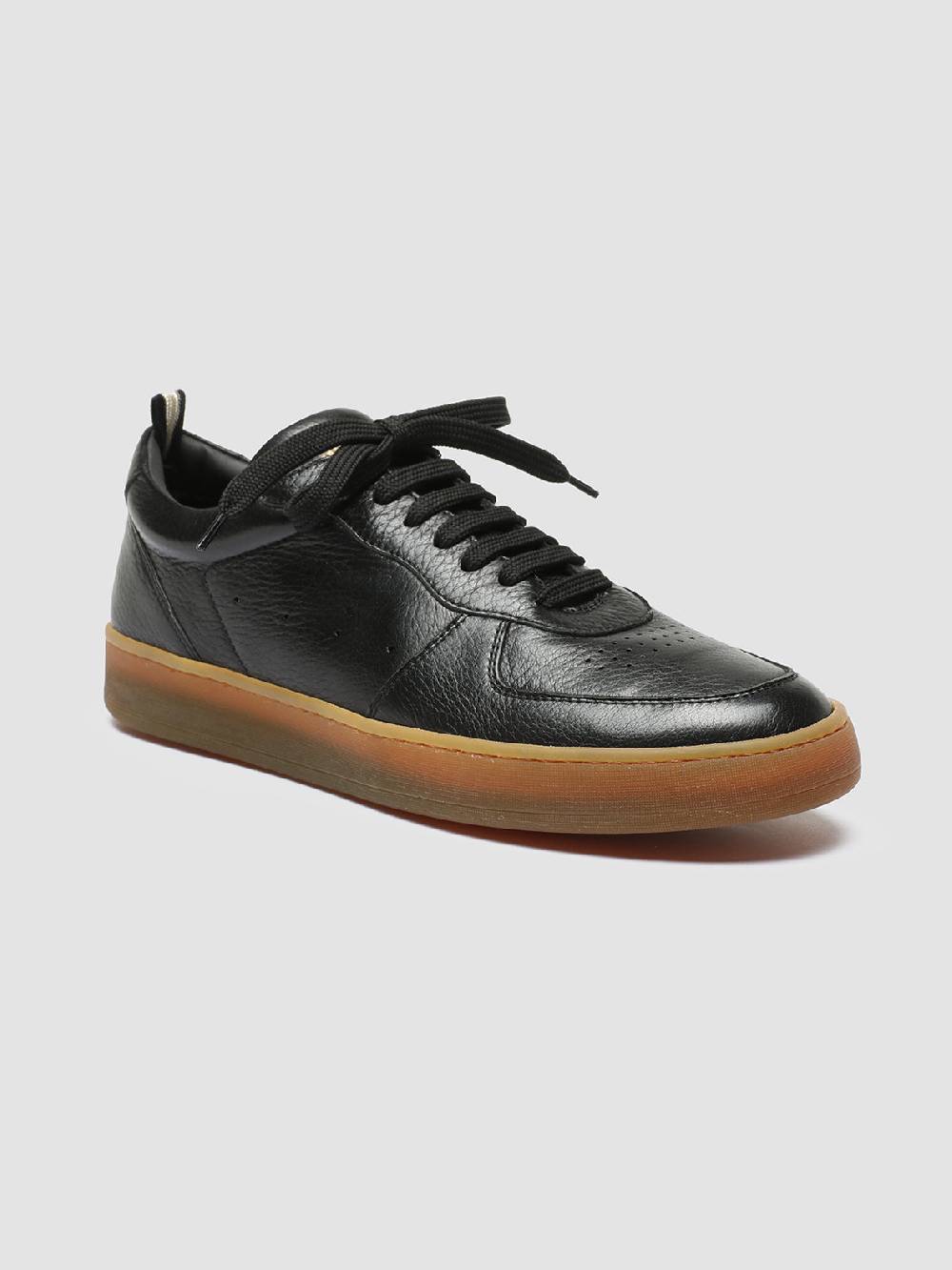 Officine Creative ASSET 001 Sneakers in Pelle Nera Offerte giornaliere