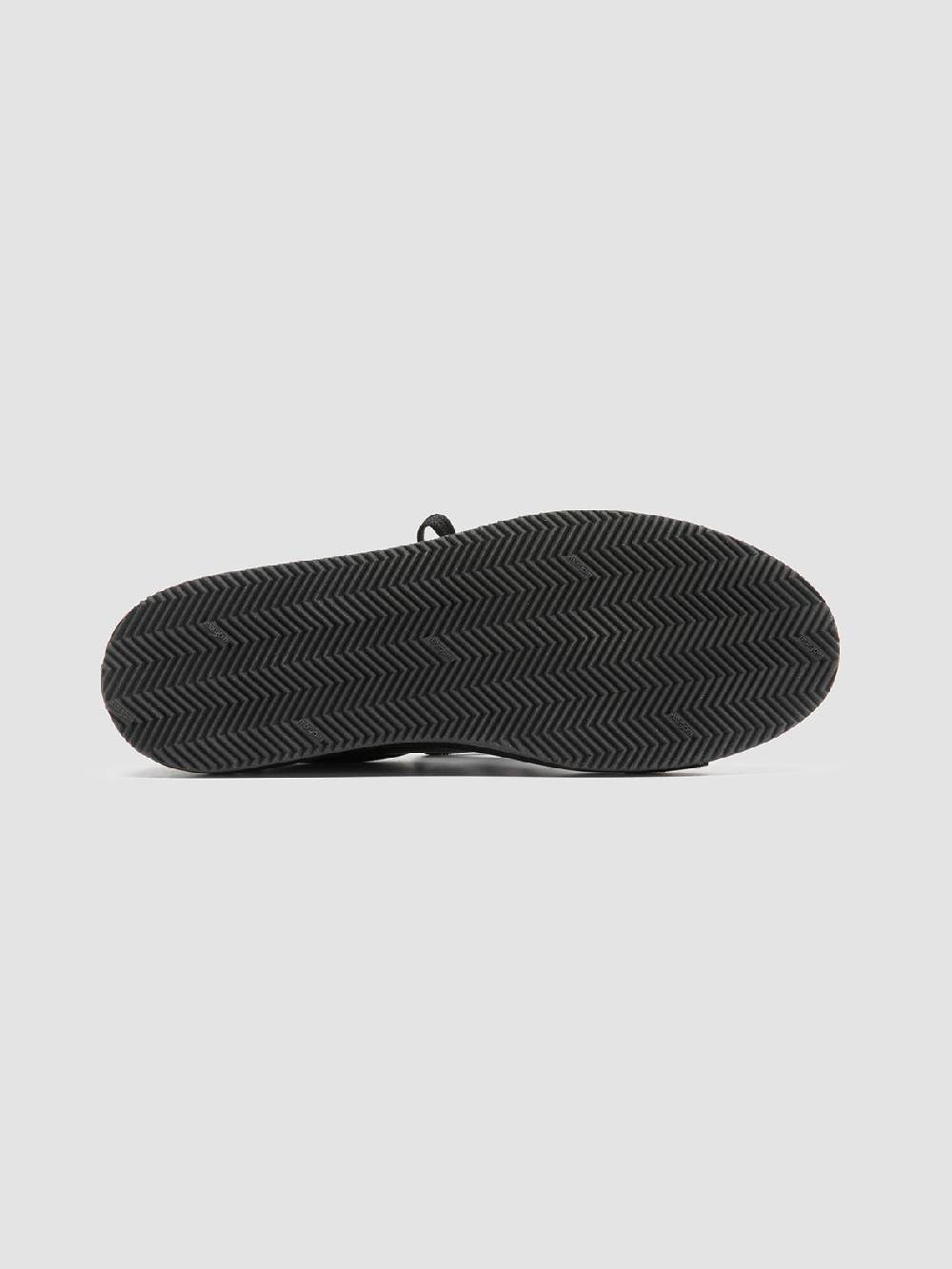 Officine Creative EASY 001 Sneakers Basse in Pelle Nera Sconti VIP