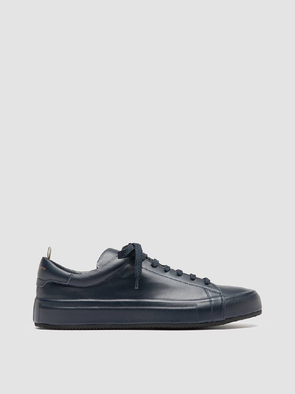 Officine Creative EASY 001 Sneakers Basse in Pelle Blu Prezzo basso