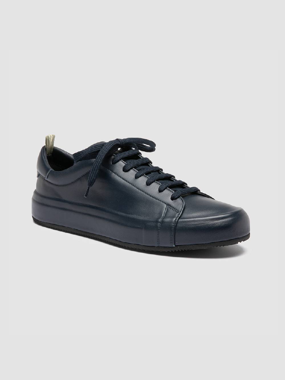 Officine Creative EASY 001 Sneakers Basse in Pelle Blu Prezzo basso