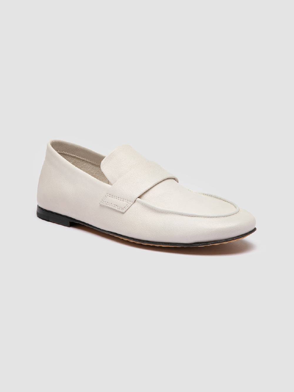 Officine Creative BLAIR 001 Mocassini in Pelle Bianca Ultimi tre giorni