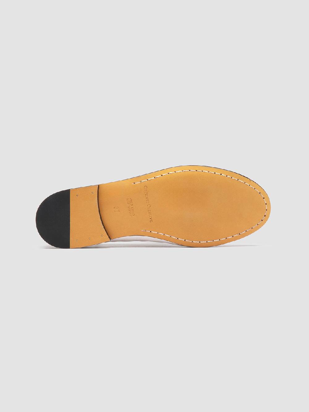 Officine Creative BLAIR 001 Mocassini in Pelle Bianca Ultimi tre giorni