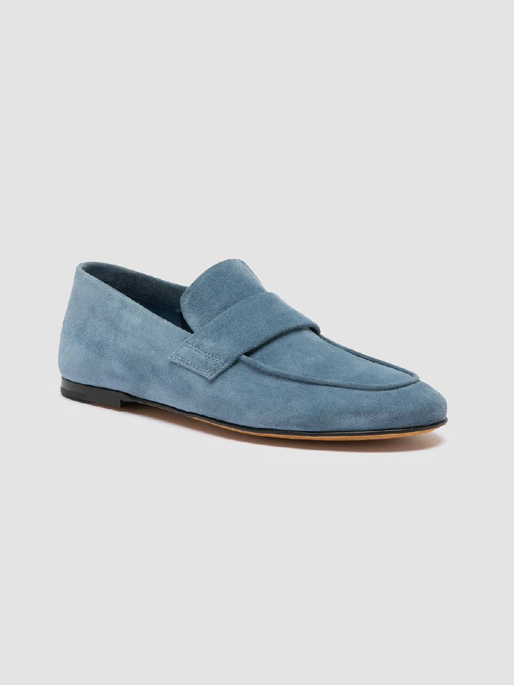 Officine Creative BLAIR 001 Mocassini in Pelle Scamosciata Blu ACQUISTA ORA