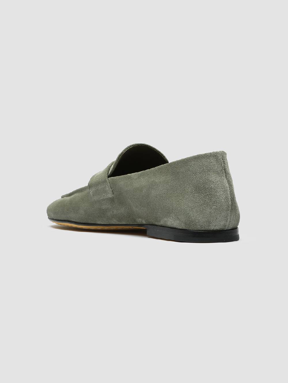 Officine Creative BLAIR 001 Mocassini in Pelle Scamosciata Verde Ultimi due giorni