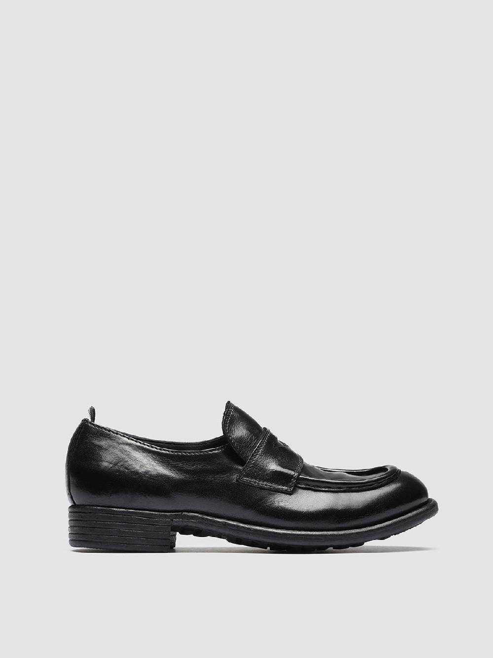 Officine Creative CALIXTE 020 Mocassini in Pelle Nera Promozione temporanea