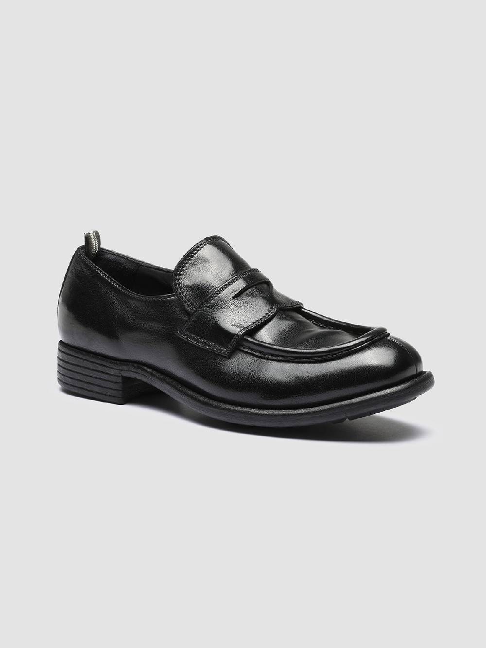 Officine Creative CALIXTE 020 Mocassini in Pelle Nera Promozione temporanea