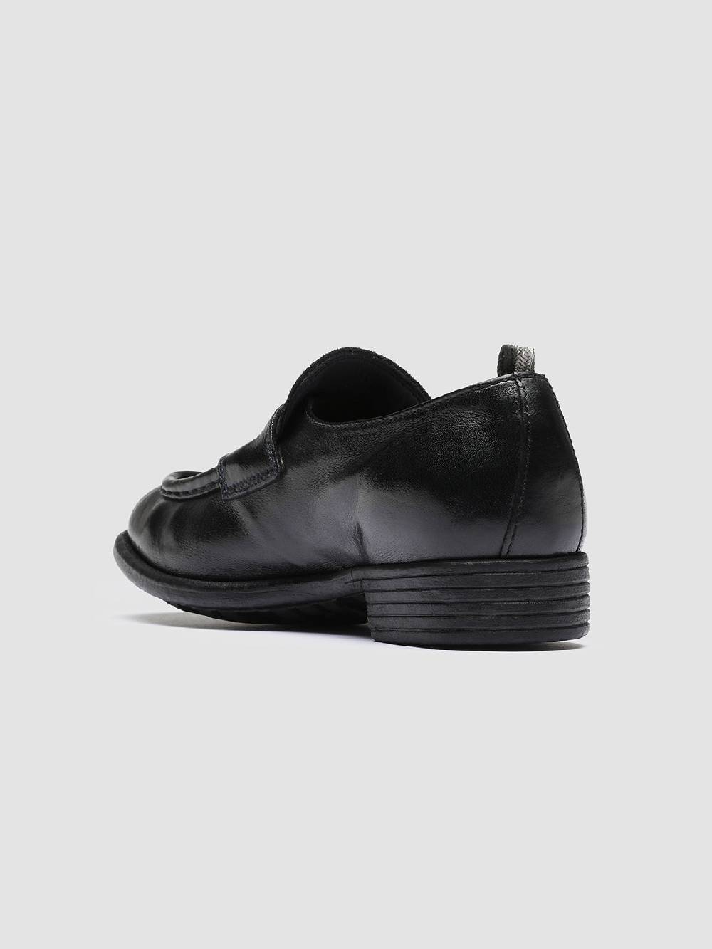 Officine Creative CALIXTE 020 Mocassini in Pelle Nera Promozione temporanea