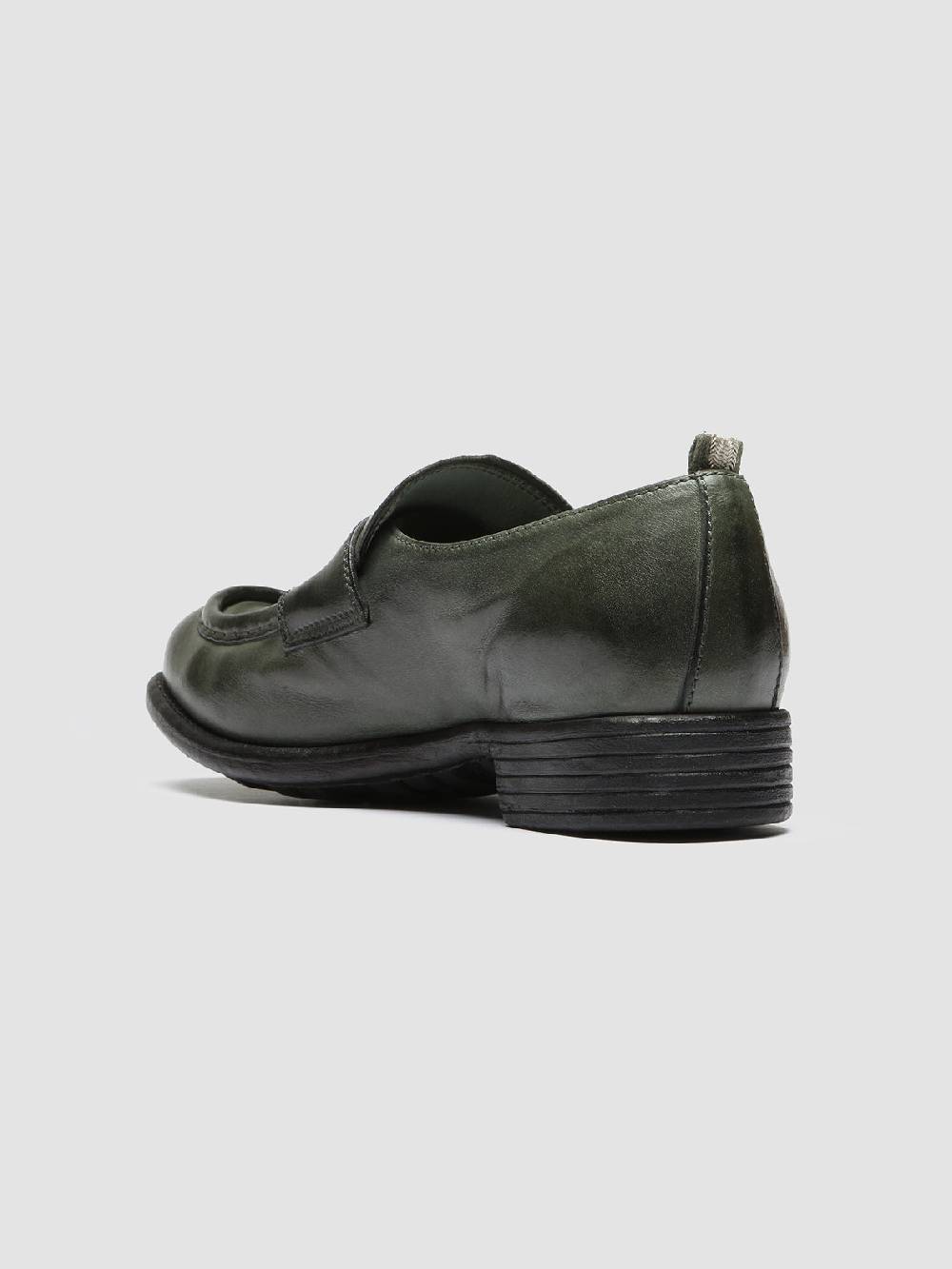 Officine Creative CALIXTE 020 Mocassini in Pelle Verde Only for today