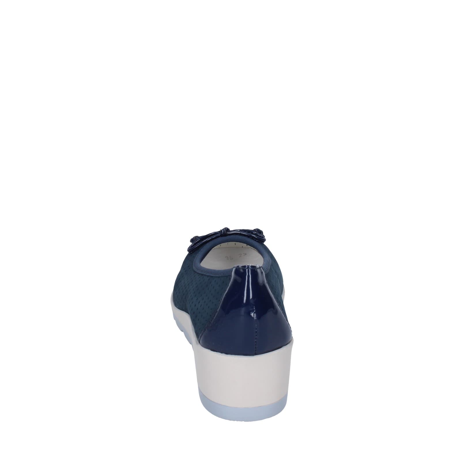 scarpe donna IO DONNA ballerine blu pelle scamosciata EZ42 Negozi Online