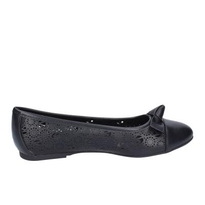 scarpe donna GATTINONI ballerine nero pelle sintetica BD151 Vendita Economica
