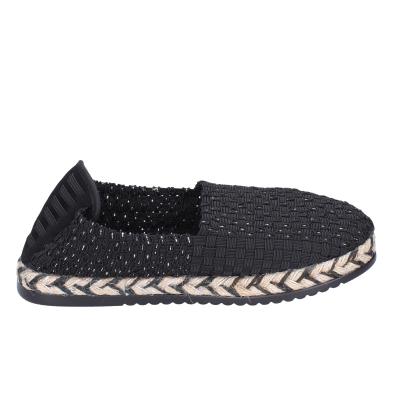 scarpe donna CAFè NOIR espadrillas nero tessuto MEA901 BF478 Vendite Flash