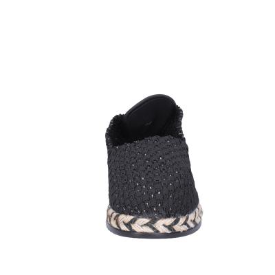 scarpe donna CAFè NOIR espadrillas nero tessuto MEA901 BF478 Vendite Flash