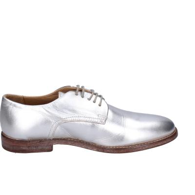 scarpe donna MOMA classiche argento pelle 1AS025-RA BC51 Nuovo