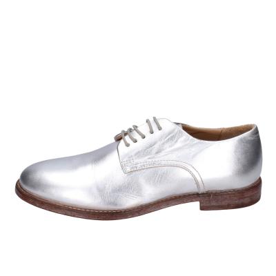 scarpe donna MOMA classiche argento pelle 1AS025-RA BC51 Nuovo