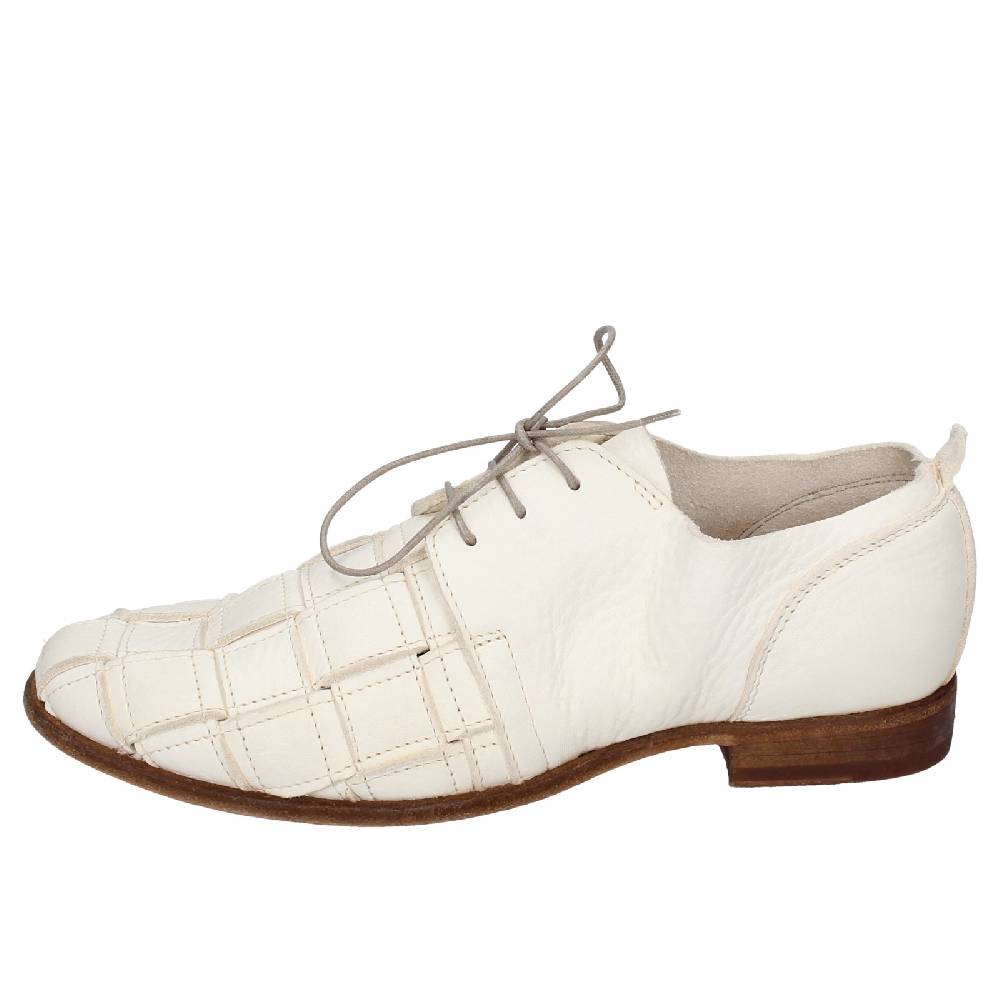 scarpe donna MOMA classiche bianco pelle 39409A VINTAGE EX454 Promozione