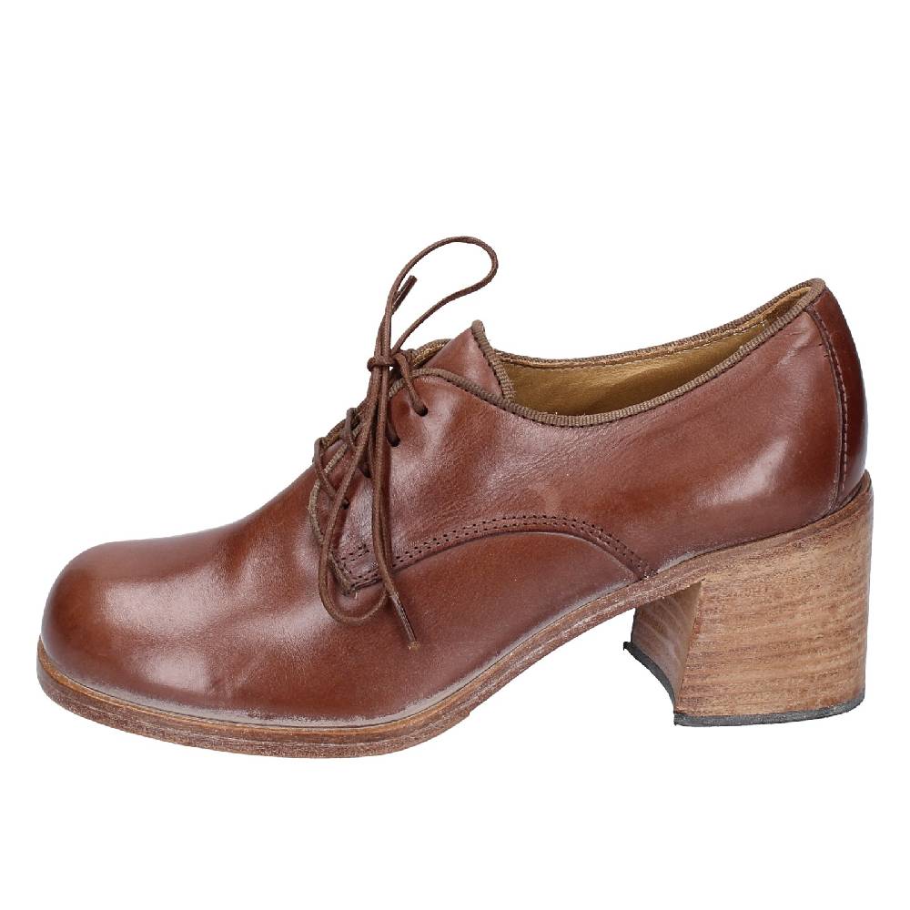 scarpe donna MOMA classiche marrone pelle 47401A VINTAGE EX445 Sottocosto