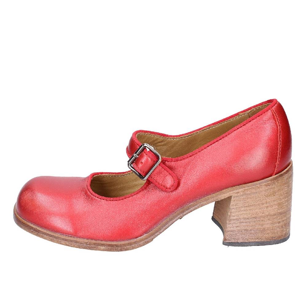 scarpe donna MOMA decollete rosso pelle 47403L VINTAGE EX448 Convenienza