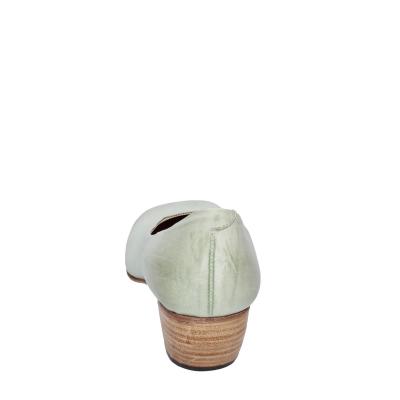 scarpe donna MOMA decollete verde pelle BE500 Offerta