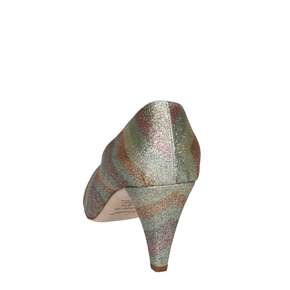 scarpe donna ANNIEL decollete oro glitter EX224 Online