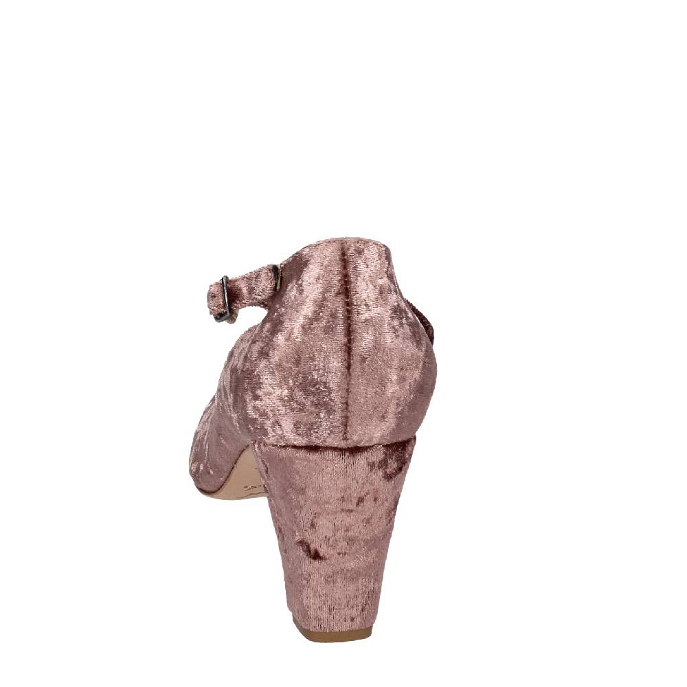 scarpe donna ANNIEL decollete marrone velluto EX279 Vendita Economica