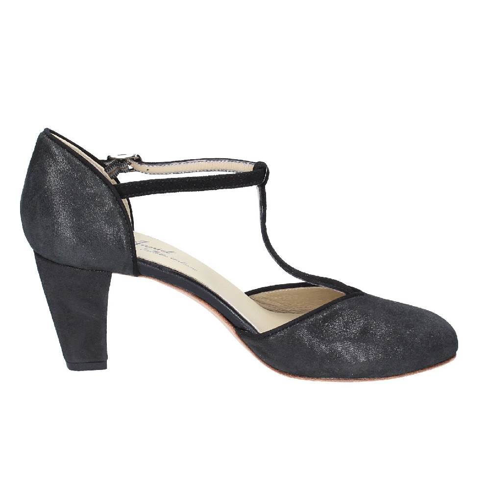 scarpe donna ANNIEL decollete nero camoscio EX258 I Più Venduti