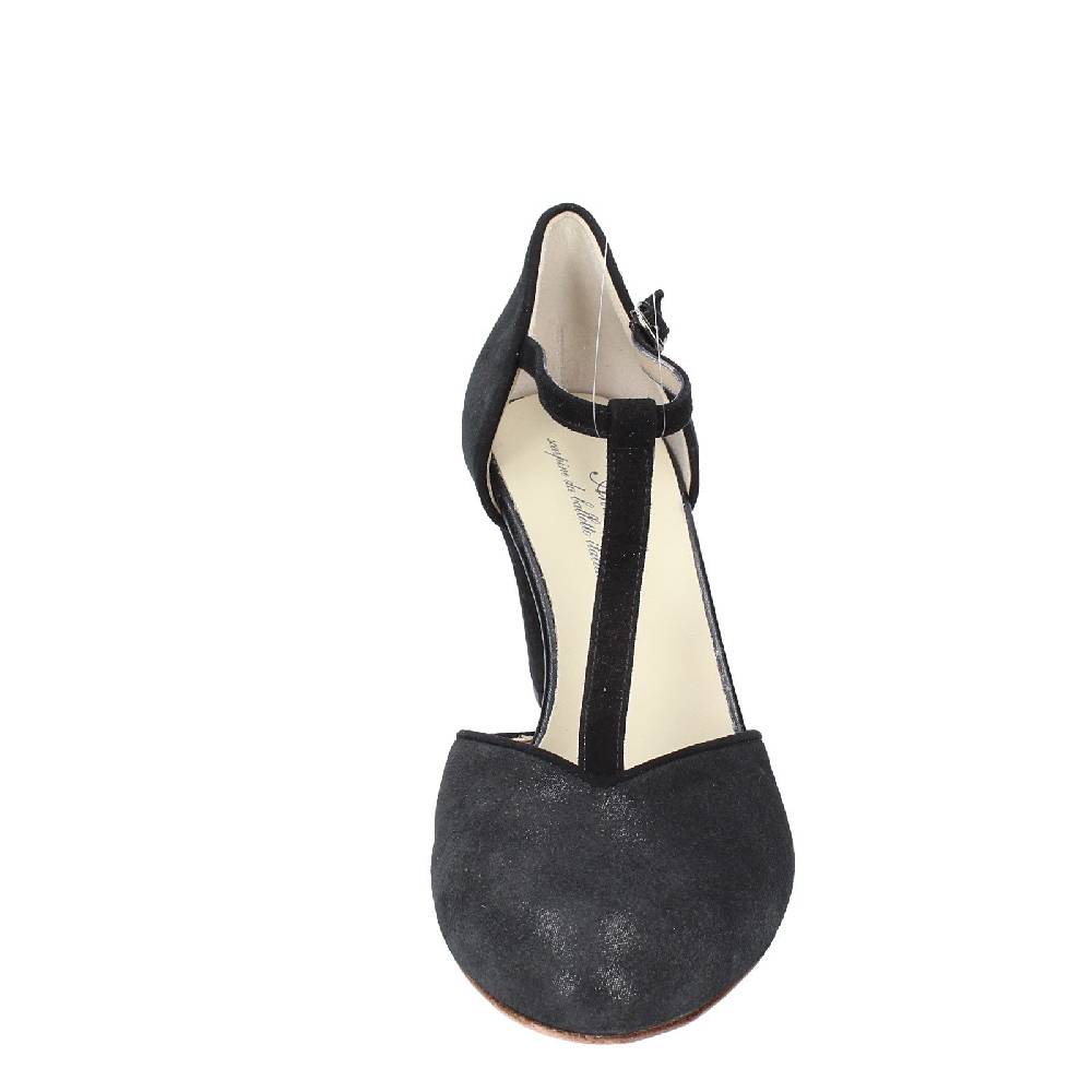 scarpe donna ANNIEL decollete nero camoscio EX258 I Più Venduti