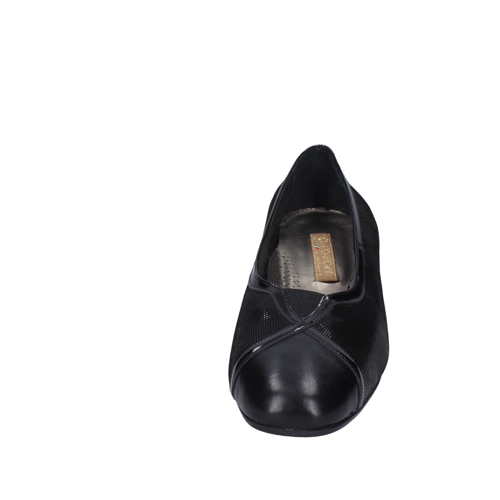 scarpe donna CONFORT decollete nero pelle vernice 3735 EZ335 Negozio