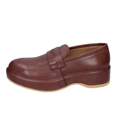 scarpe donna MOMA mocassini marrone pelle 1ESA19-NAC BC44 2025
