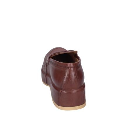 scarpe donna MOMA mocassini marrone pelle 1ESA19-NAC BC44 2025