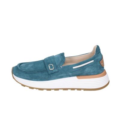 scarpe donna MOMA mocassini verde camoscio 3FS413-CRP11 BC851 Spedizione Gratuita