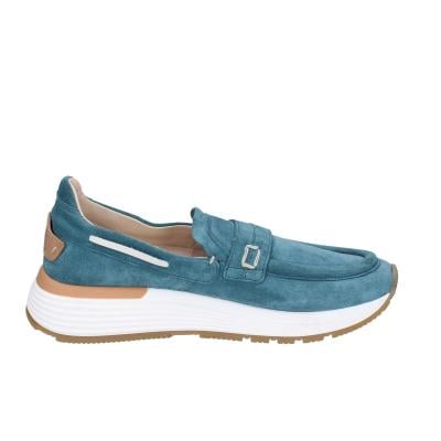 scarpe donna MOMA mocassini verde camoscio 3FS413-CRP11 BC851 Spedizione Gratuita
