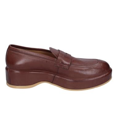 scarpe donna MOMA mocassini marrone pelle 1ES419-NAC BC48 Soddisfazione Garantita