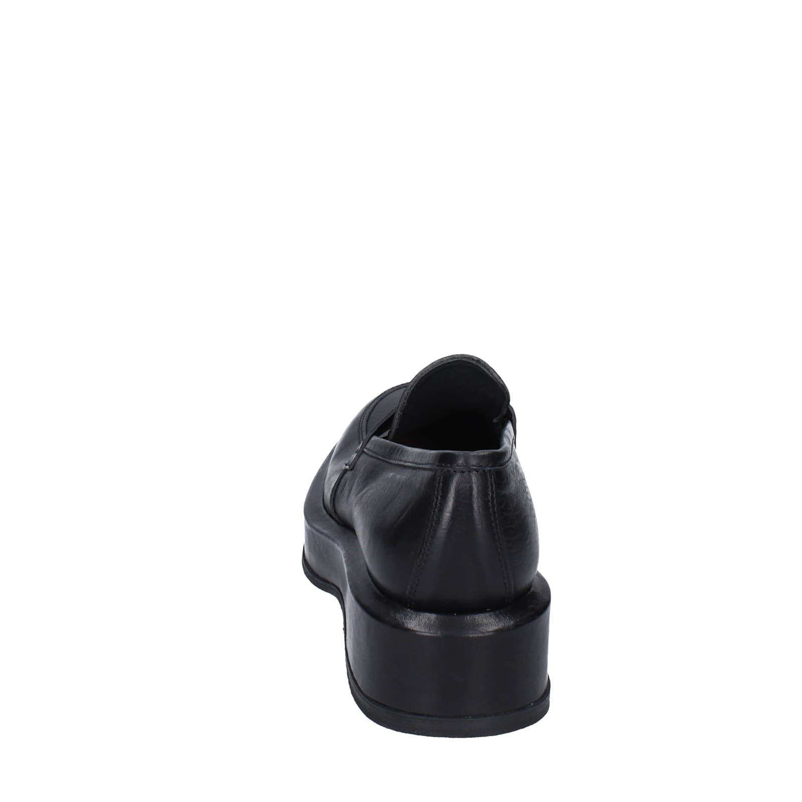 scarpe donna MOMA mocassini nero pelle 82301E-CU EY487 Promozione Limitata