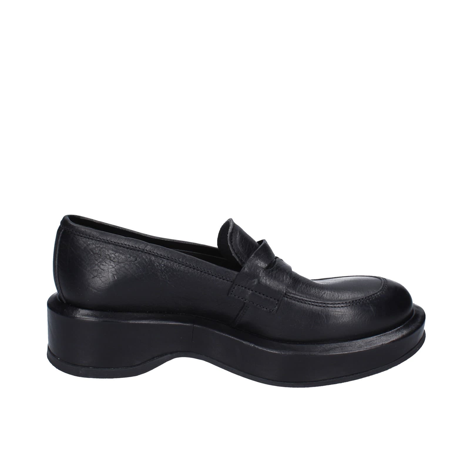 scarpe donna MOMA mocassini nero pelle 82301E-CU EY487 Promozione Limitata