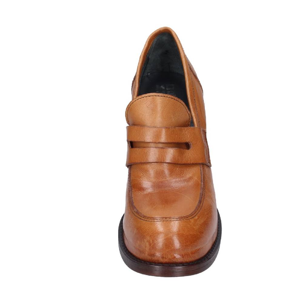 scarpe donna MOMA mocassini marrone pelle 85306E EY568 Shopping Online
